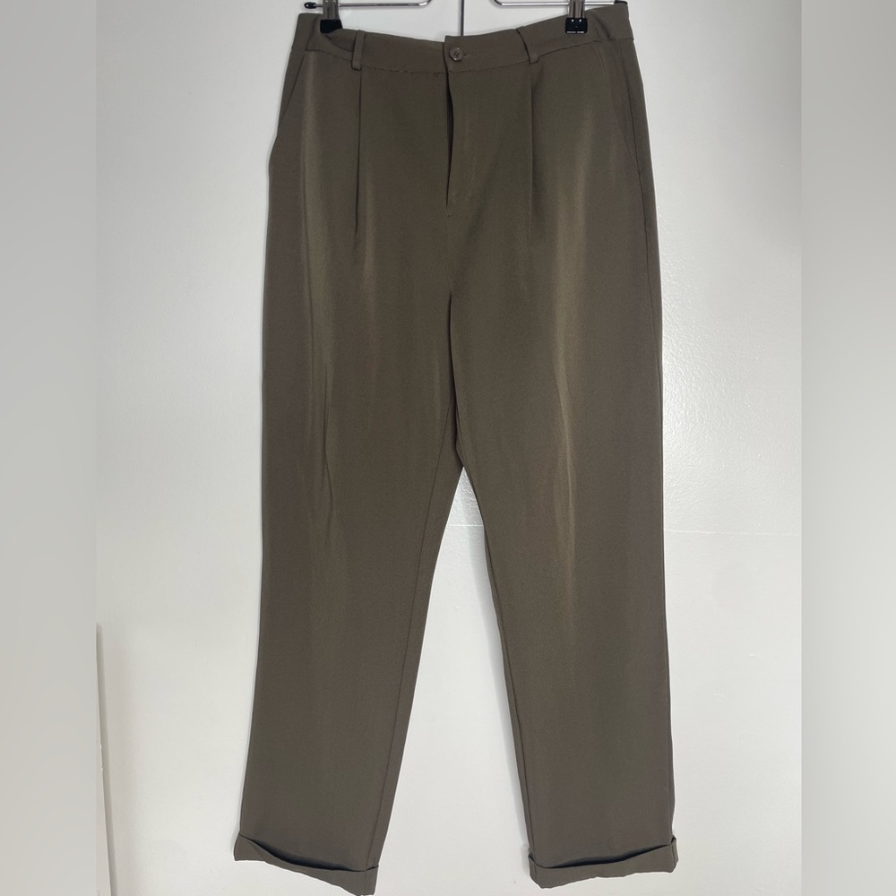 Olive trousers - size (m) from f21